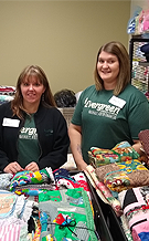 Two ECU Employees Volunteering